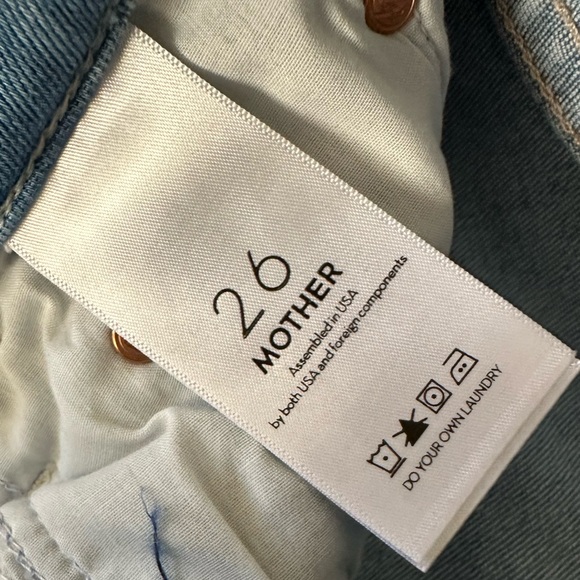 MOTHER The Insider Crop Step Fry Hold My Hand Size 26 - Picture 10 of 12